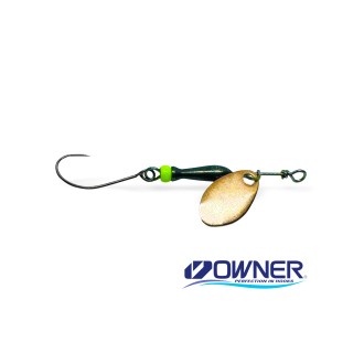Třpytka Jigovky Classic Barbless Black - Chartreuse Body vel.2