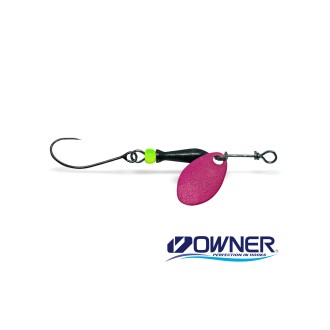 Třpytka Jigovky Classic Barbless Black - Chartreuse Body vel.2