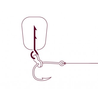 Żądło przynęty Delphin Stinger z pierścieniem silikonowym 12szt.