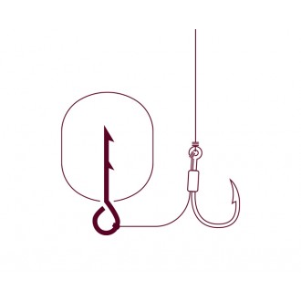 Przynęta barb Delphin Stinger czarna 10szt.