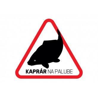 Naklejka wędkarska SK Karpiarz na pokładzie