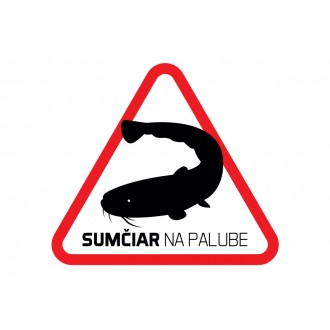 Naklejka wędkarska SK Karpiarz na pokładzie