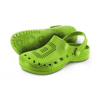 Delphin Octo kapcie lime green